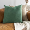 Camilla CIL-005 Hand Woven Square Pillow in Emerald & Dark Green by Surya