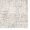 Lianna Abstract Silver & White Area Rug 3