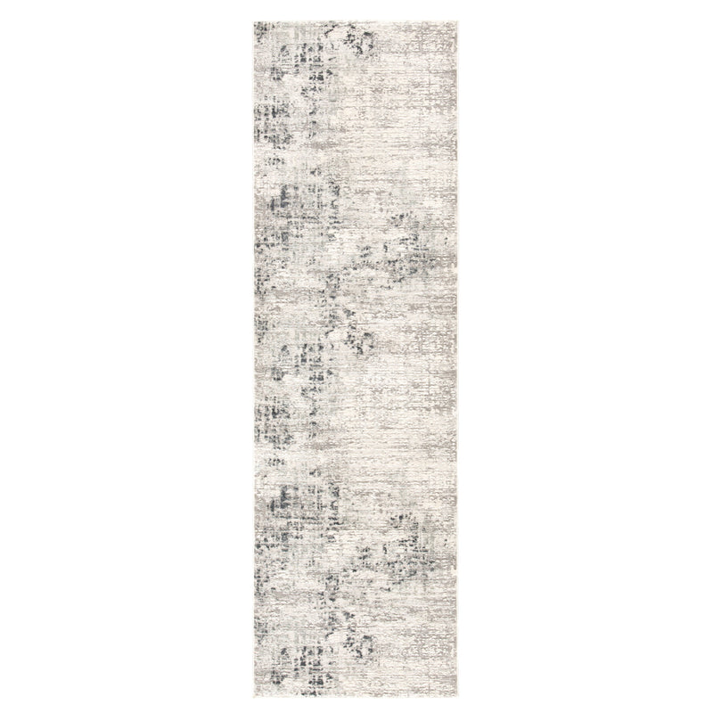 Cian Abstract Gray & Ivory Area Rug