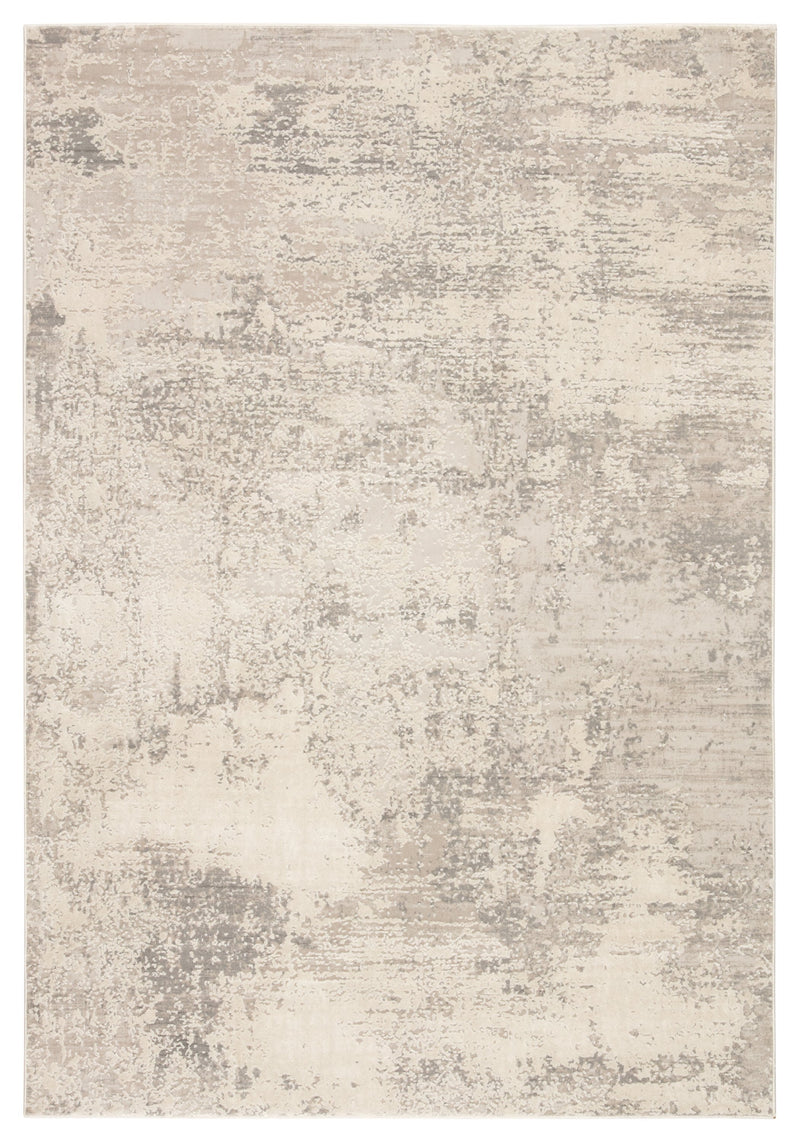 Brixt Abstract Gray & Ivory Area Rug