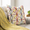 Callie CLI-001 Woven Square Pillow in Burnt Orange & Butter by Surya