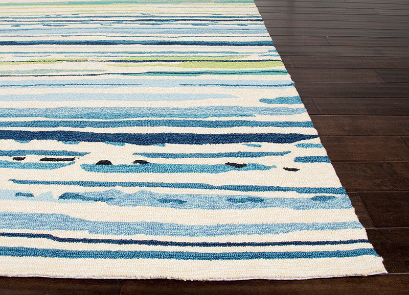 colours collection sketchy lines rug in blue white design by jaipur 3