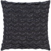 Caprio CPR-004 Woven Pillow in Black by Surya
