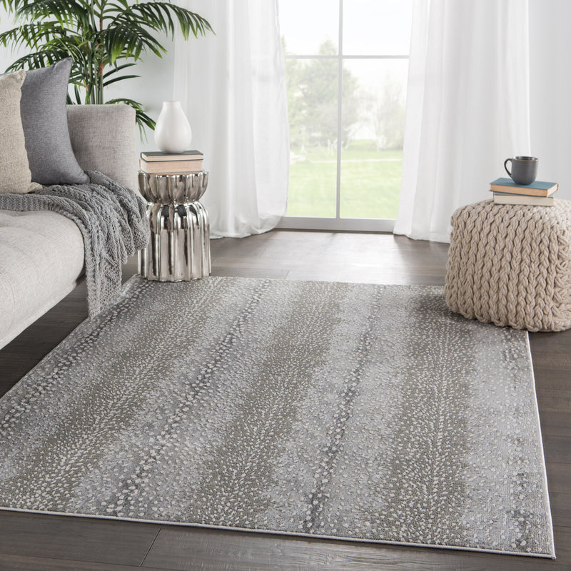 Catalyst Axis Rug in Gray by Jaipur Living