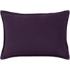 Cotton Velvet CV-006 Velvet Pillow in Dark Purple by Surya