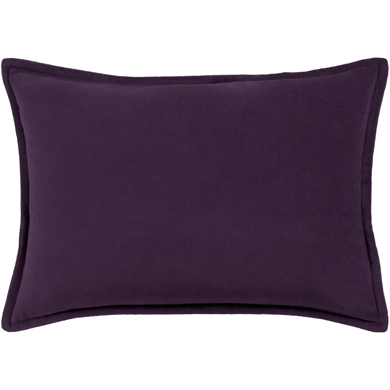 Cotton Velvet CV-006 Velvet Pillow in Dark Purple by Surya