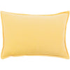 Cotton Velvet CV-007 Velvet Pillow in Bright Yellow by Surya