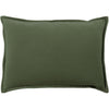 Cotton Velvet CV-008 Velvet Pillow in Dark Green by Surya