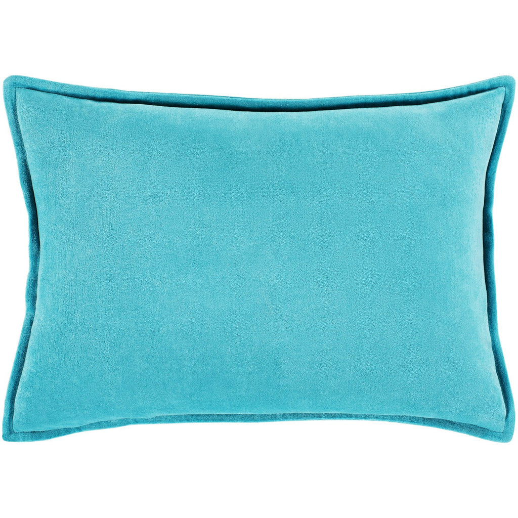 Cotton Velvet CV-019 Velvet Pillow in Aqua by Surya