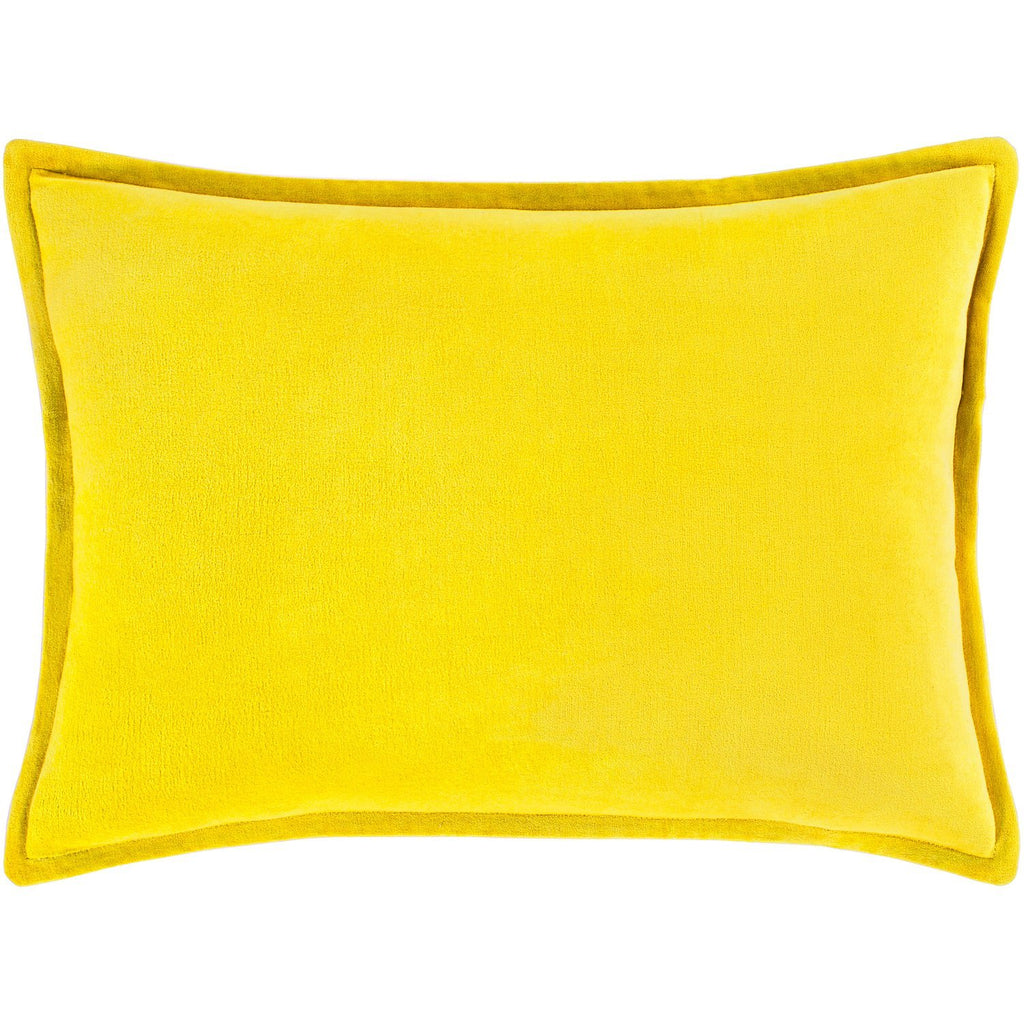 Cotton Velvet CV-020 Velvet Pillow in Mustard by Surya