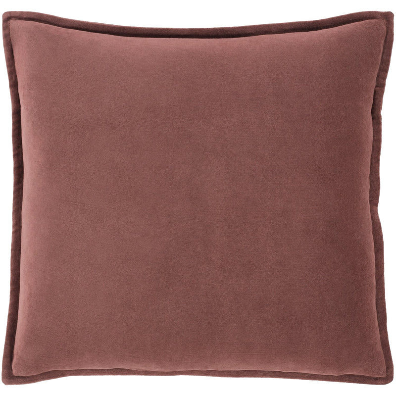 Cotton Velvet CV-030 Woven Pillow in Rust by Surya