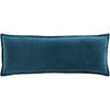 Cotton Velvet CV-032 Lumbar Pillow in Teal by Surya