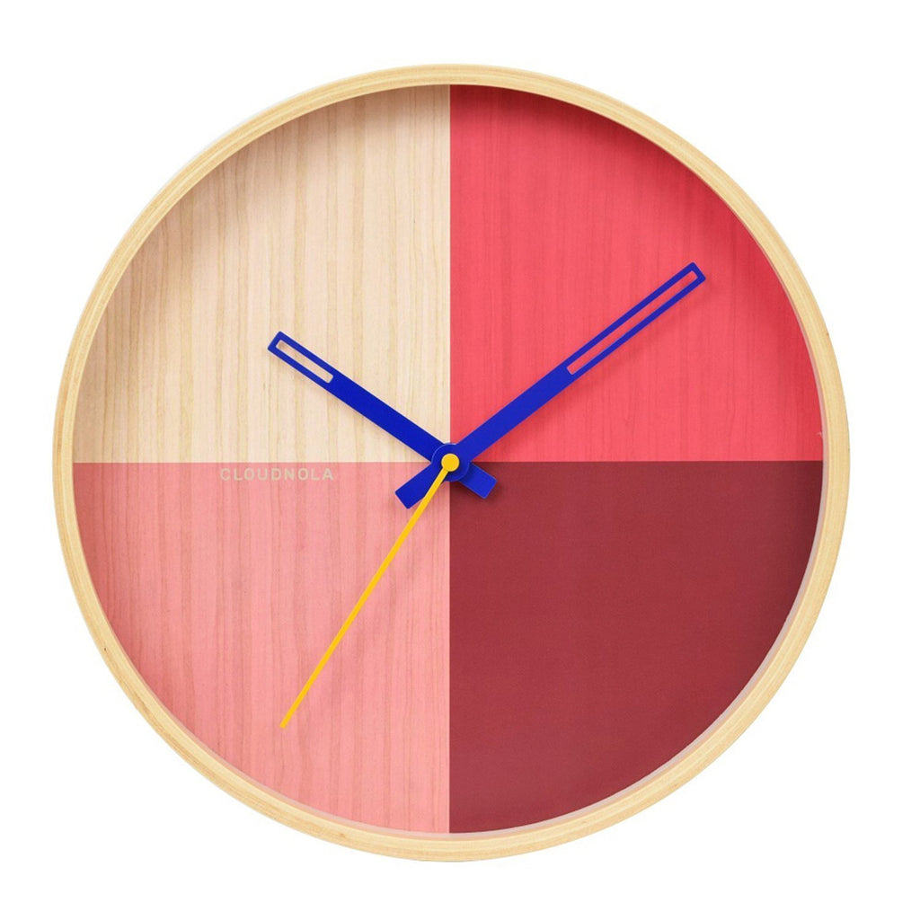 Flor Red Wall Clock