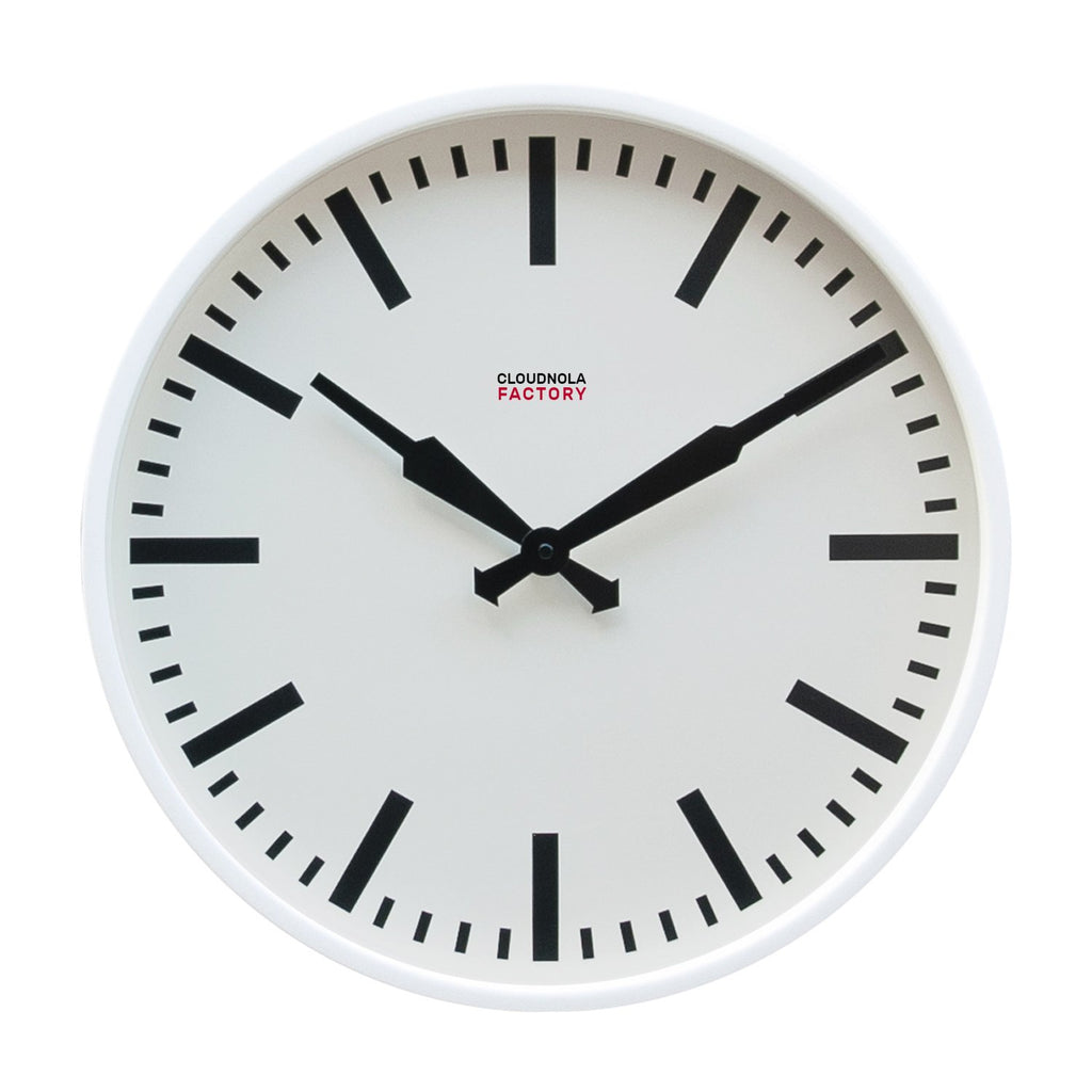Factory Ivory Station Clock
