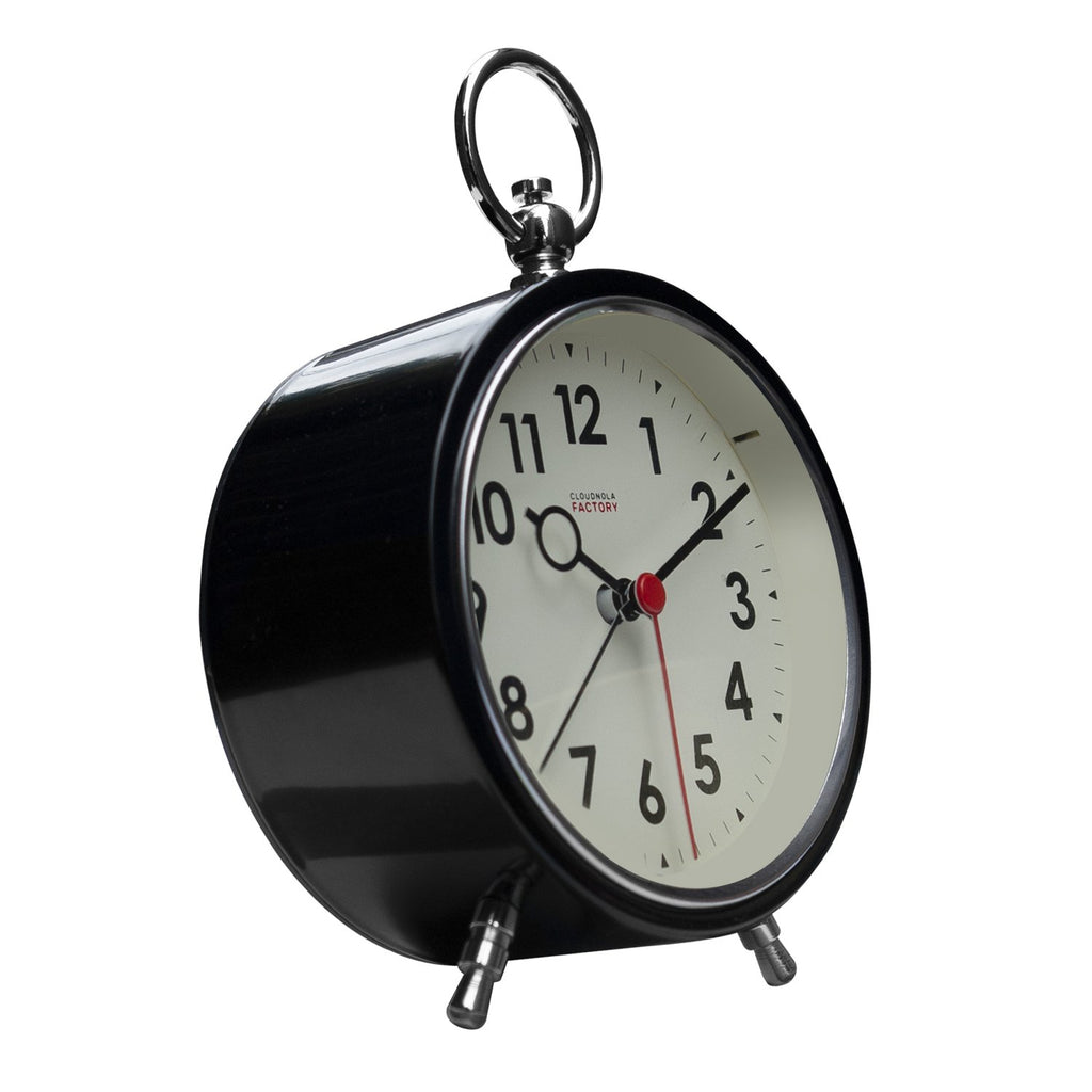 Factory Black Numbers Alarm Clock