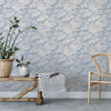 Clouds Removable Wallpaper in Sky Blue