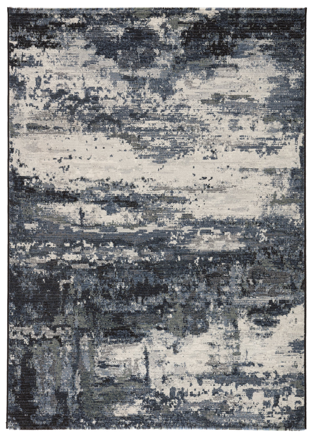 Buxton Abstract Blue/ Light Gray Rug by Jaipur Living