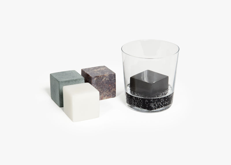 Set of 4 Drink Rocks Shapes design by Areaware