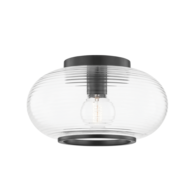 maggie 1 light flush mount by mitzi h418501 agb 3