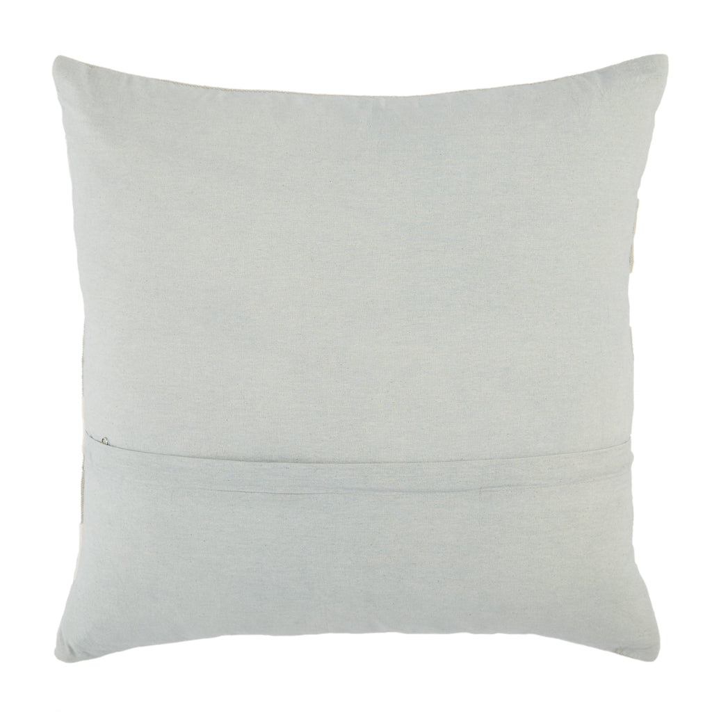 Vanda Stripes Pillow in Light Gray by Jaipur Living