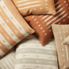 Vanda Stripes Pillow in Light Gray by Jaipur Living