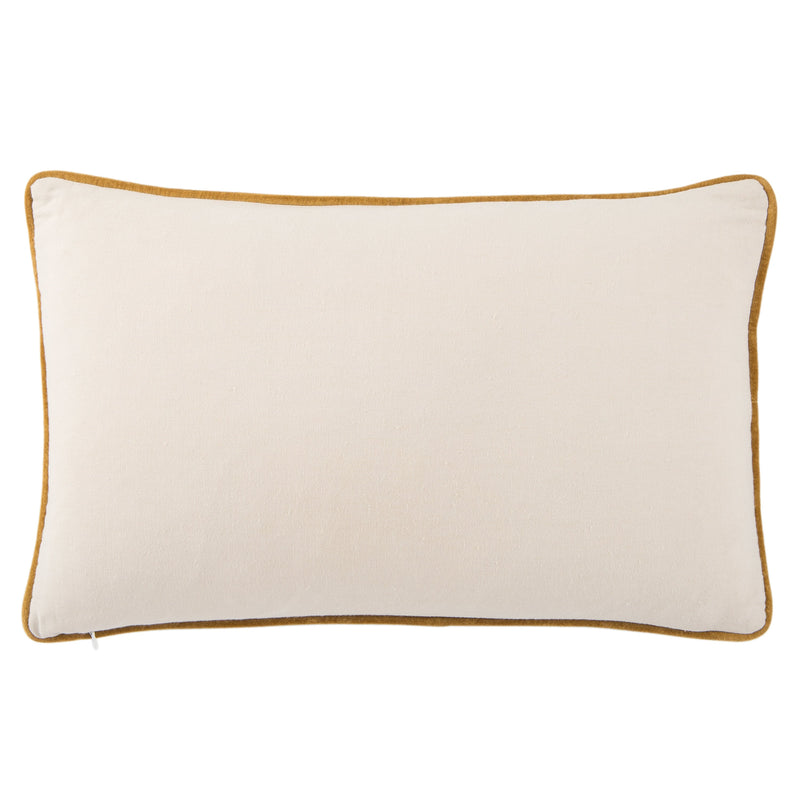 lyla solid navy cream pillow by jaipur 2