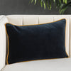 lyla solid navy cream pillow by jaipur 5