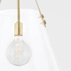 karin 1 light extra large pendant by mitzi h162701xl agb 3