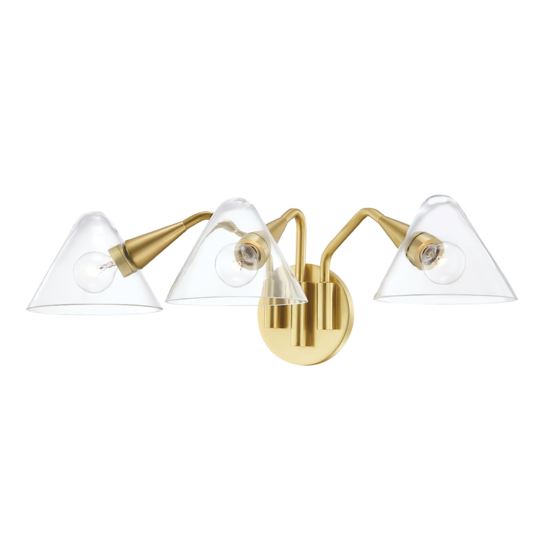isabella 3 light wall sconce by mitzi h327103 agb 2