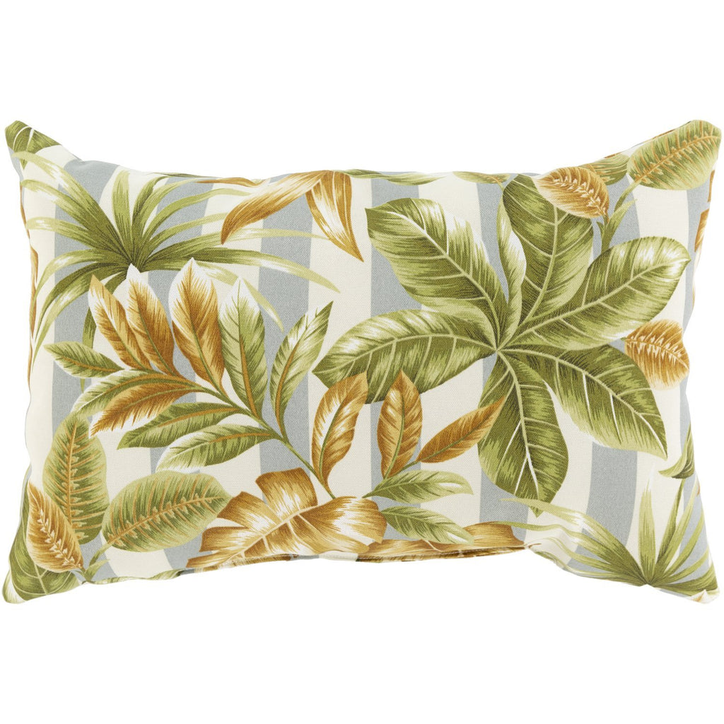 Fountain FOU-002 Woven Pillow in Olive & Wheat by Surya