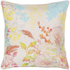Florissant FRS-002 Woven Pillow in Ivory & Mauve by Surya