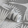 Feather Flock Removable Wallpaper in Chalk