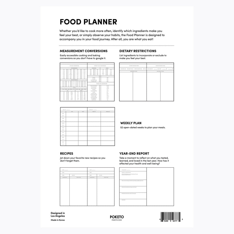 food planner by poketo 10