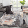 luella abstract rug in nougat forged iron design by jaipur 5