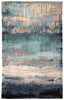 benna abstract rug in mood indigo green milieu design by jaipur 1