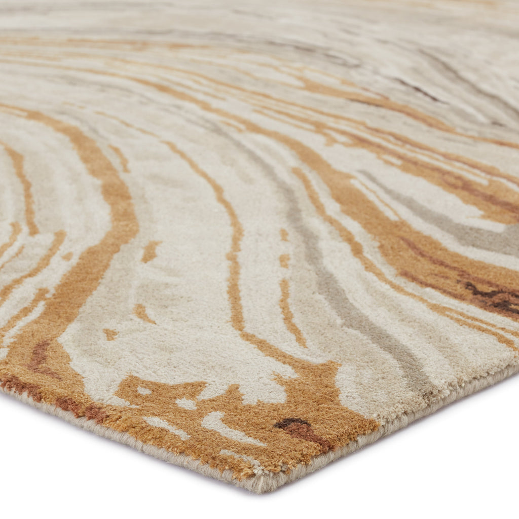 Genesis Atha Hand Tufted Gold & Light Taupe Rug 2