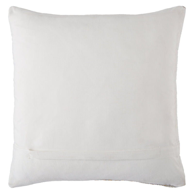 Cymbal Indoor/ Outdoor Geometric Teal/ Cream Throw Pillow