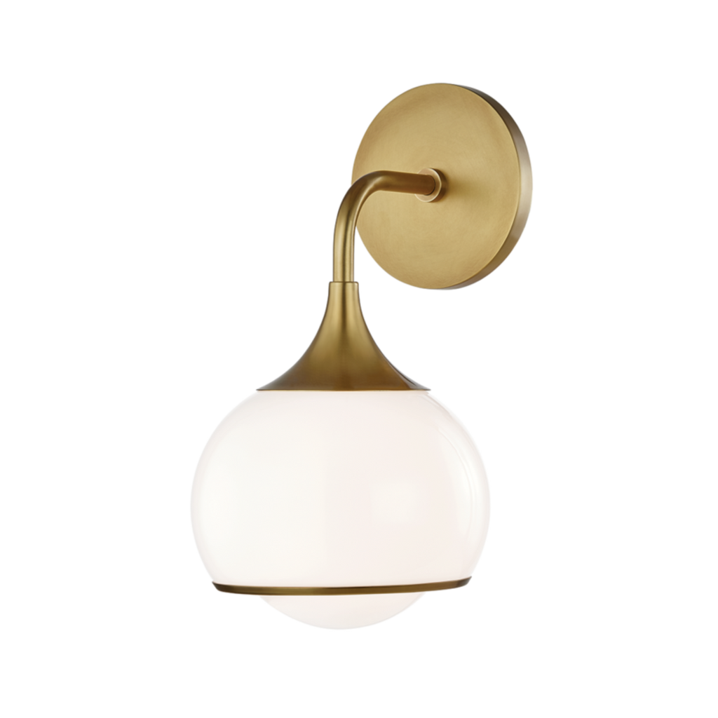 reese 1 light wall sconce by mitzi h281301 agb 1