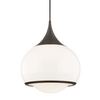 reese 1 light large pendant by mitzi h281701l agb 2