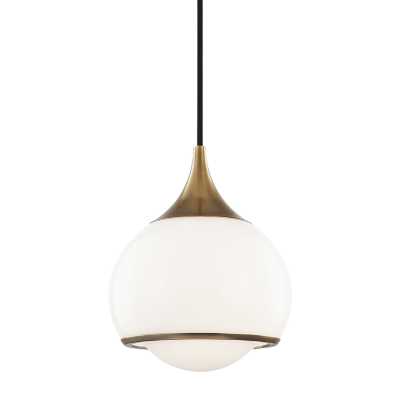 reese 1 light small pendant by mitzi h281701s agb 1