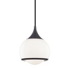 reese 1 light small pendant by mitzi h281701s agb 2