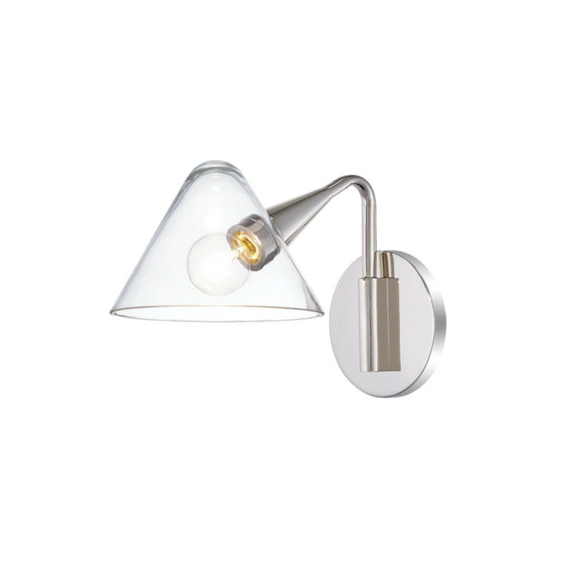 isabella 1 light wall sconce by mitzi h327101 agb 4