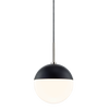 renee 1 light pendant by mitzi h344701 agb bk 2