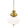 elsie 1 light pendant by mitzi h347701 agb 1