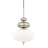 elsie 1 light pendant by mitzi h347701 agb 2