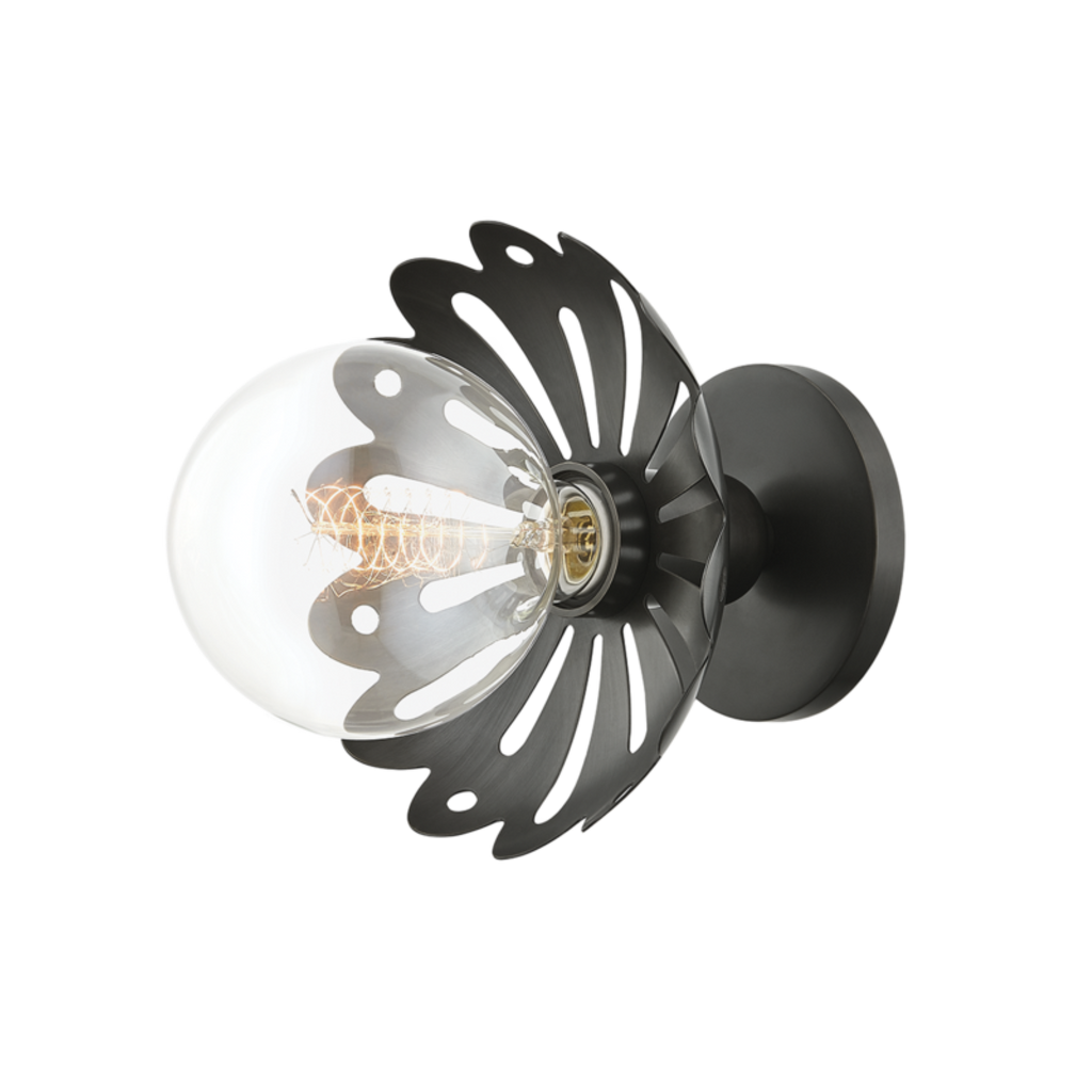 alyssa 1 light wall sconce by mitzi h353101 agb 2