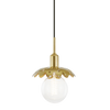 alyssa 1 light pendant by mitzi h353701 agb 1