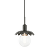 alyssa 1 light pendant by mitzi h353701 agb 2