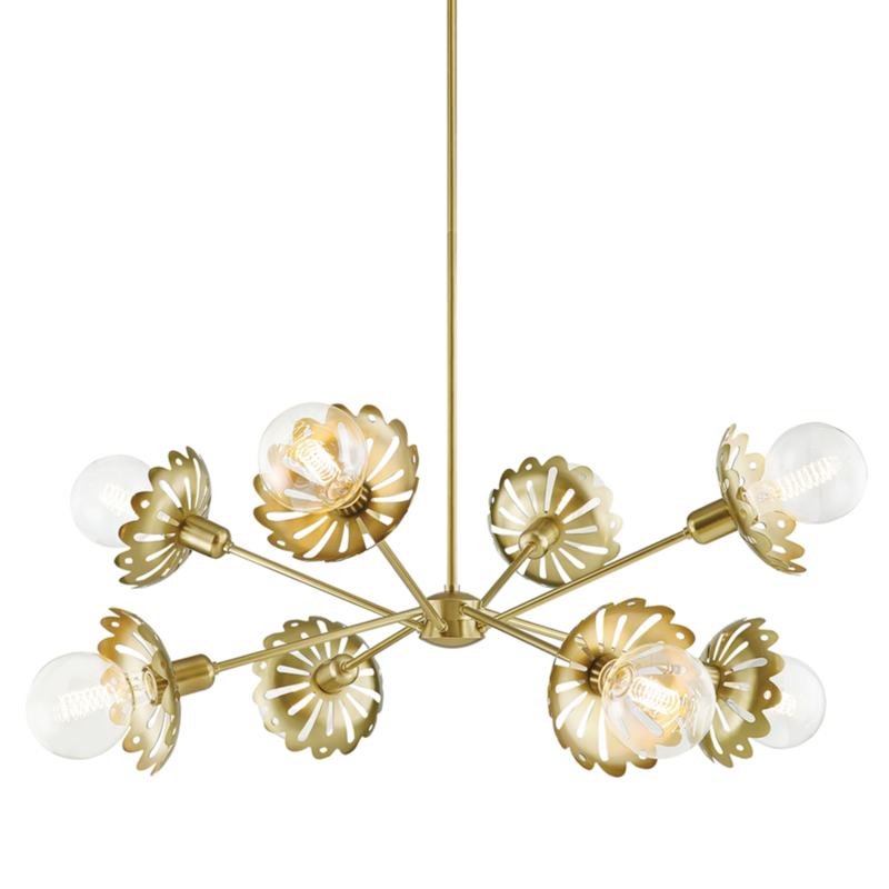 alyssa 8 light chandelier by mitzi h353808 agb 1