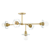 alexa 5 light chandelier by mitzi h357805 agb 1